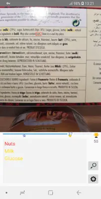 Intol — Scans food intolerance android App screenshot 2